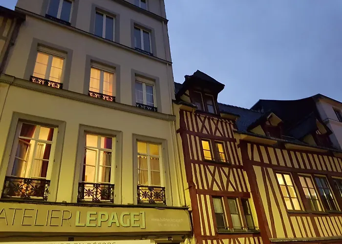 Le Repaire De Rougemare Deco Soignee Et Chaleureuse, Centre Historique Lejlighed *